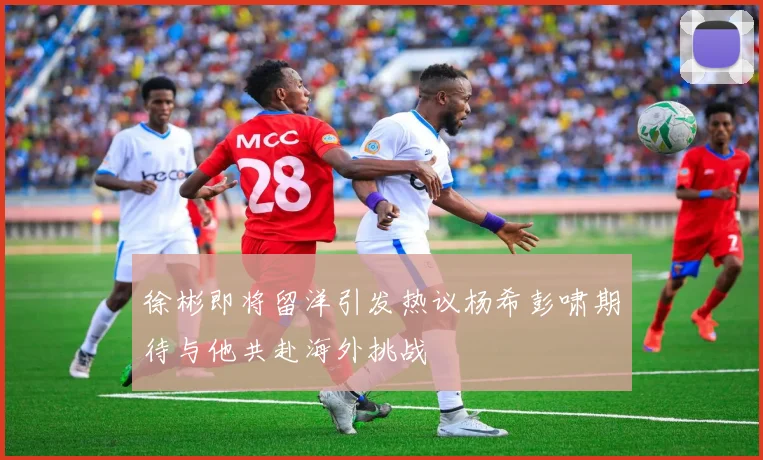 徐彬即将留洋引发热议杨希彭啸期待与他共赴海外挑战